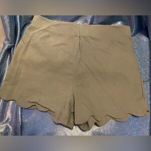 Olive Green Women's Shorts